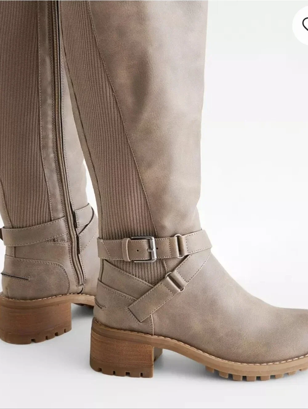 B-52 Tall Heeled Boot Brown Women's Mid-Calf Riding Boots - Classic Casual Style